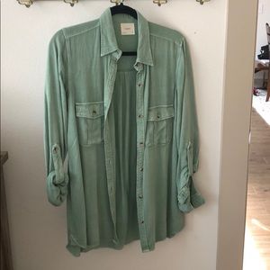 Super soft button up